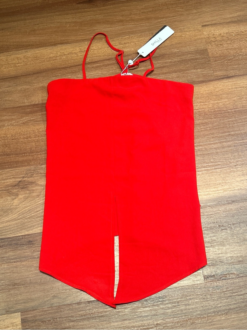 Shilla Strappy Red Women's Top